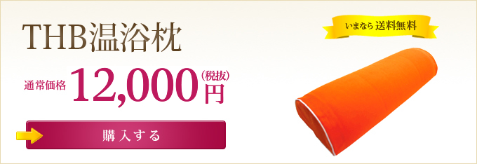 THB温浴枕 いまなら送料無料 →購入する